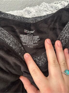 ClimateRight Black Heather Cozy Top and Pants